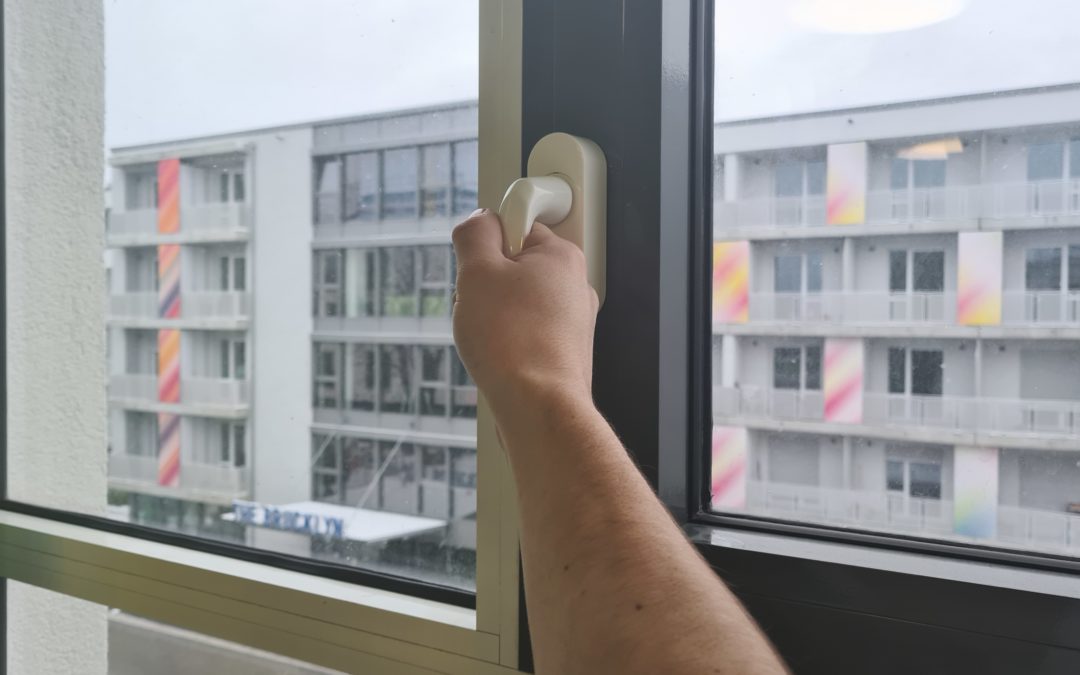 Intelligente Funk-Fenstergriffe Brucklyn Quartier Erlangen